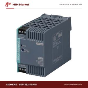 Fuente de alimentación carril DIN Siemens 6EP1332-5BA10 – 24 V DC, 4 A, 96 W