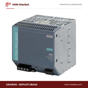 Fuente de alimentación carril DIN Siemens 6EP1437-2BA20 – 24 V DC, 40 A, 960 W