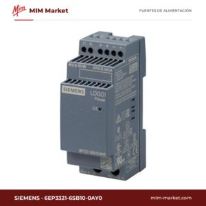 Fuente de alimentación carril DIN Siemens 6EP3321-6SB10-0AY0 – 15 V DC, 1,9 A, 28 W