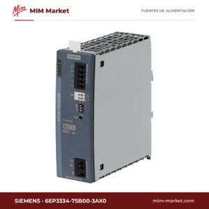 Fuente de alimentación carril DIN Siemens 6EP3334-7SB00-3AX0 – 24 V DC, 10 A, 240 W
