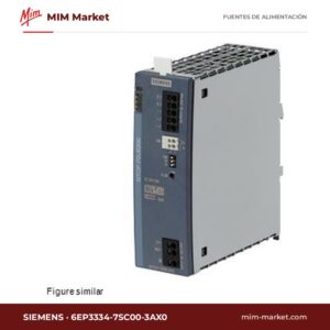 Fuente de alimentación carril DIN Siemens 6EP3334-7SC00-3AX0 – 24 V DC, 10 A, 240 W