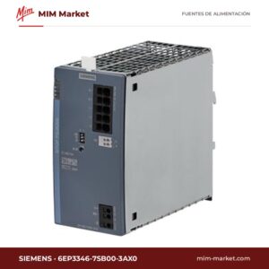 Fuente de alimentación carril DIN Siemens 6EP3346-7SB00-3AX0 – 48 V DC, 10 A, 480 W