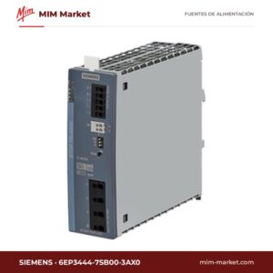 Fuente de alimentación carril DIN Siemens 6EP3444-7SB00-3AX0 – 48 V DC, 5 A