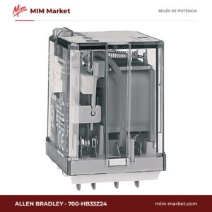Relé de potencia Allen Bradley 700-HB33Z24 – 3PDT, bobina 24 V dc, 15 A
