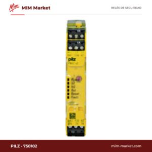 Relé de seguridad Pilz 750102 – 24 V DC, 3 contactos de seguridad