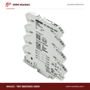 Módulo de distribución de potencial WAGO 787-3861/000-2000 – Accesorio 787-3861, 1 potencial, 8 puntos de conexión, 24 V, hasta 2,5 mm²