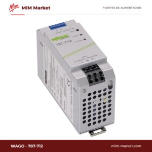 Fuente de alimentación carril DIN WAGO 787-712 – 24 V DC, 2,5 A, 60 W