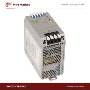 Fuente de alimentación carril DIN WAGO 787-740 – 24 V DC, 10 A, 240 W