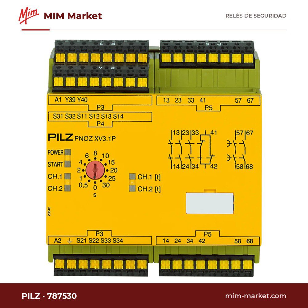 Relé de seguridad Pilz 787530