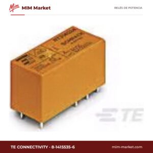 Relé de potencia TE Connectivity 8-1415535-6 – SPDT, bobina 12 V dc, 16 A