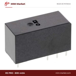 Relé de potencia RS PRO 800-4454 – DPDT, bobina 24 V dc, 8 A