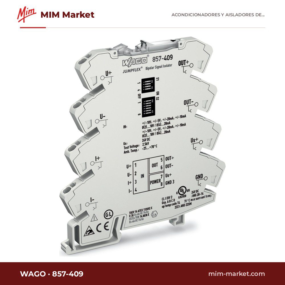 Acondicionador de señal WAGO 857-409
