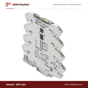 Amplificador separador para corriente y tensión WAGO 857-424 – serie JUMPFLEX 857