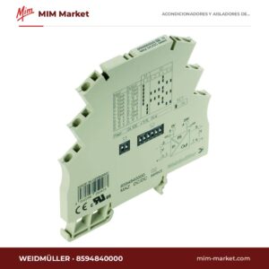 Convertidor de señal analógica configurable Weidmüller MAZ DC/DC SELECT 8594840000 – serie MICROSERIES, 0…20 mA / 0…10 V