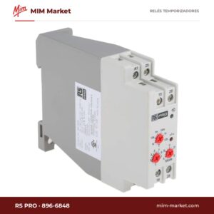 Relé temporizador RS PRO 896-6848 – 24-240 V ac / 24 V dc, Retardo a la conexión