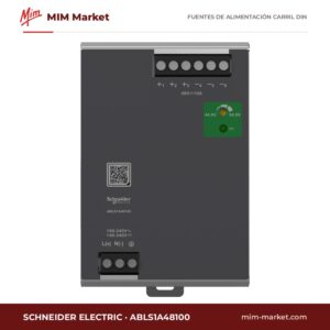 Fuente de alimentación carril DIN Schneider Electric ABLS1A48100 – 48 V dc, 10 A, 240 W