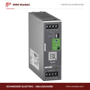 Fuente de alimentación carril DIN Schneider Electric ABLU3A24050 – 24 V DC, 5 A, 120 W