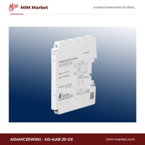Convertidor RS-485 a salida analógica Adamczewski AD-AAB 20 GX – salida analógica controlada por bus RS-485