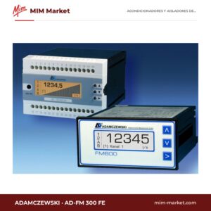 Convertidor de medida de frecuencia Adamczewski AD-FM 300 FE – convierte frecuencia o impulsos en señal de proceso
