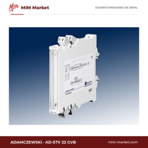 Amplificador aislador con alimentación de transmisor Adamczewski AD-STV 22 GVB – alimenta transmisores a 2 hilos y aísla su señal