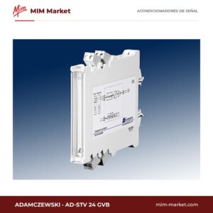 Amplificador aislador con alimentación de transmisor Adamczewski AD-STV 24 GVB – alimenta transmisores a 2 hilos y aísla su señal