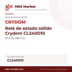 Relé de estado sólido Crydom CL240D10 – 10 A, 24-280 V ac