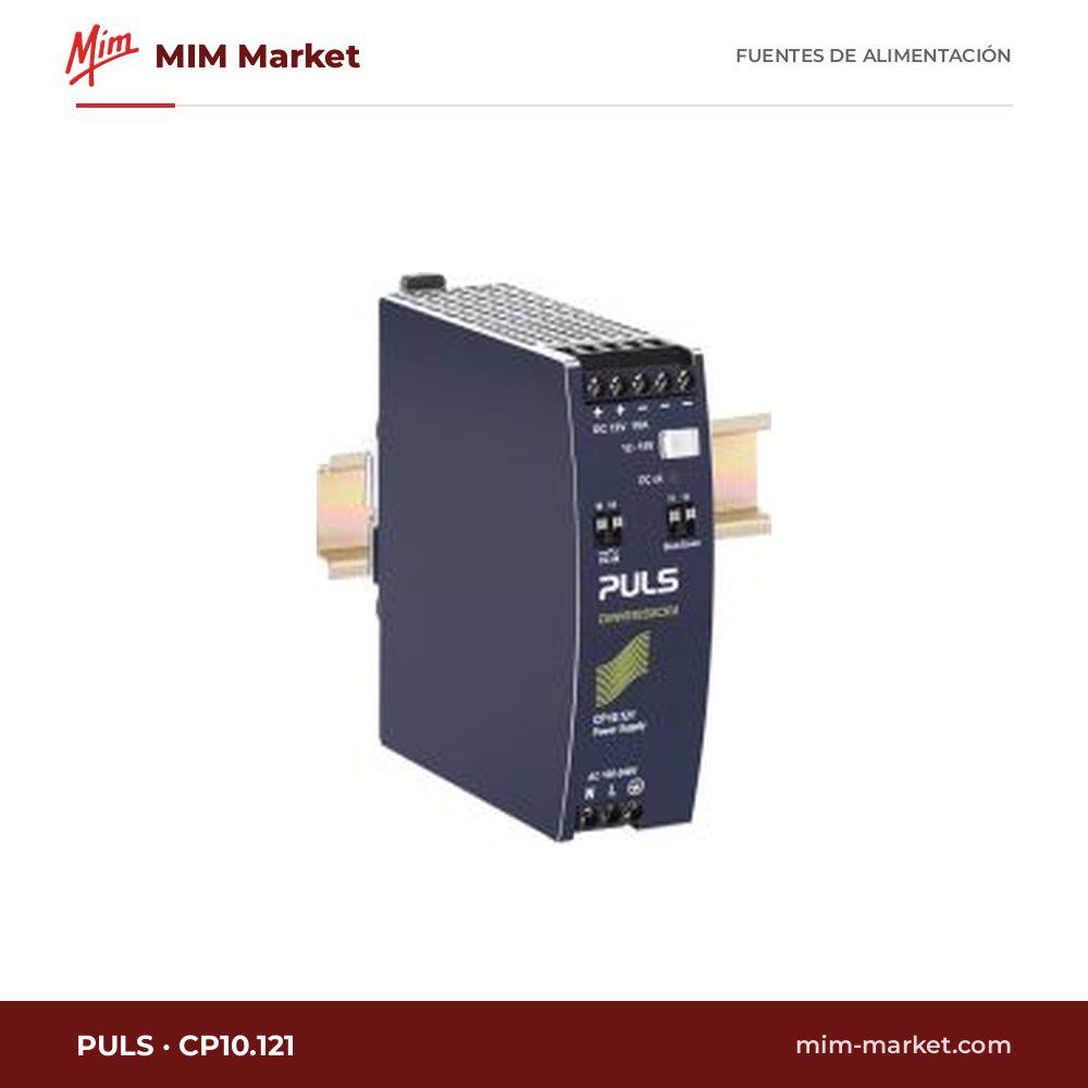 Fuente de alimentación carril DIN PULS CP10.121 – 12 V DC, 16 A, 192 W
