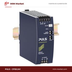 Fuente de alimentación carril DIN PULS CP20.241 – 24 V DC, 20 A, 480 W