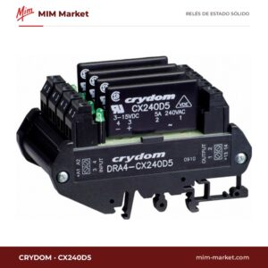 Relé de estado sólido Crydom CX240D5 – 5 A, 12-280 V ac