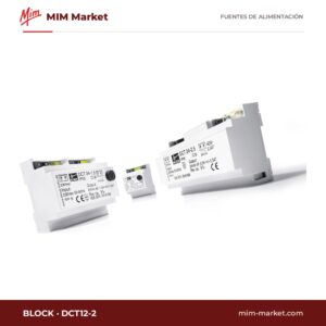 Fuente de alimentación carril DIN Block DCT12-2