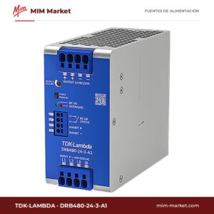 Fuente de alimentación carril DIN TDK-Lambda DRB480-24-3-A1