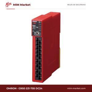 Relé de seguridad Omron G9SE-221-T05 DC24 – 24 V DC, 2 contactos de seguridad