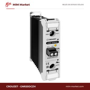 Relé de estado sólido Crouzet GNR20DCZH – 20 A, 48-660 V ac