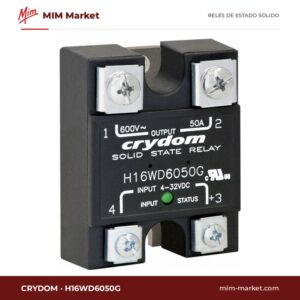 Relé de estado sólido Crydom H16WD6050G – 50 A, 48-660 V ac