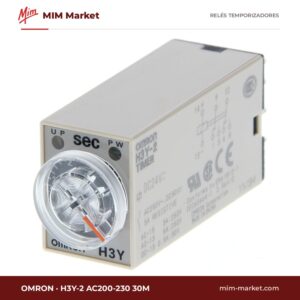 Relé temporizador Omron H3Y-2 AC200-230 30M