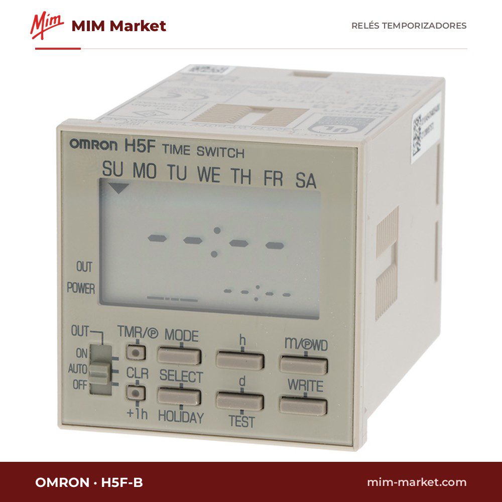Relé temporizador Omron H5F-B