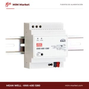 Fuente de alimentación carril DIN MEAN WELL KNX-40E-1280 – 30 V DC, 1,28 A
