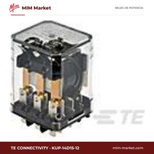 Relé de potencia TE Connectivity KUP-14D15-12 – 3PDT, bobina 12 V dc, 10 A