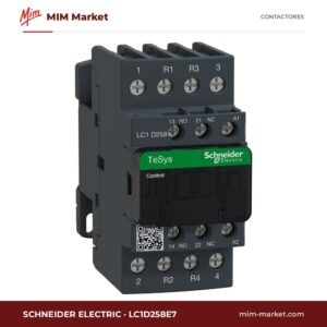 Contactor Schneider Electric LC1D258E7 – 4 polos, 40 A, bobina 48 V AC