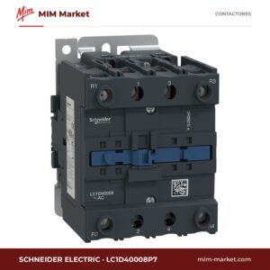 Contactor Schneider Electric LC1D40008P7 – 4 polos, 60 A, bobina 230 V