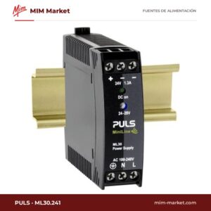 Fuente de alimentación carril DIN PULS ML30.241 – 24 V DC, 1,3 A, 30 W
