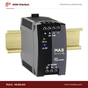 Fuente de alimentación carril DIN PULS ML60.241 – 24 V DC, 2,5 A, 60 W