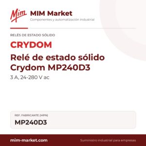 Relé de estado sólido Crydom MP240D3 – 3 A, 24-280 V ac
