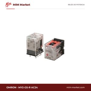 Relé de potencia Omron MY2-GS-R AC24 – DPDT, bobina 24 V ac, 10 A