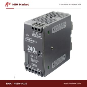 Fuente de alimentación carril DIN Idec PS5R-VG24 – 24 V DC, 10 A, 240 W