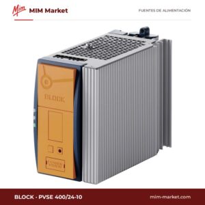 Fuente de alimentación carril DIN Block PVSE 400/24-10 – 24 V DC, 10 A, 240 W