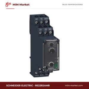 Relé temporizador Schneider Electric RE22R2AMR – 24-240 V ac / 240 V dc, Retardo a la conexión