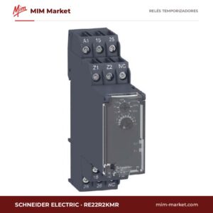 Relé temporizador Schneider Electric RE22R2KMR – 24-240 V ac / 24 - 240 V dc, Retardo a la desconexión