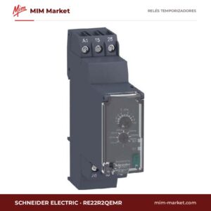 Relé temporizador Schneider Electric RE22R2QEMR – 24-240 V ac / 24 - 240 V dc, Estrella-triángulo