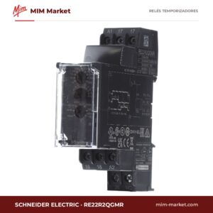 Relé temporizador Schneider Electric RE22R2QGMR – 24-240 V ac / 240 V dc, Estrella-triángulo